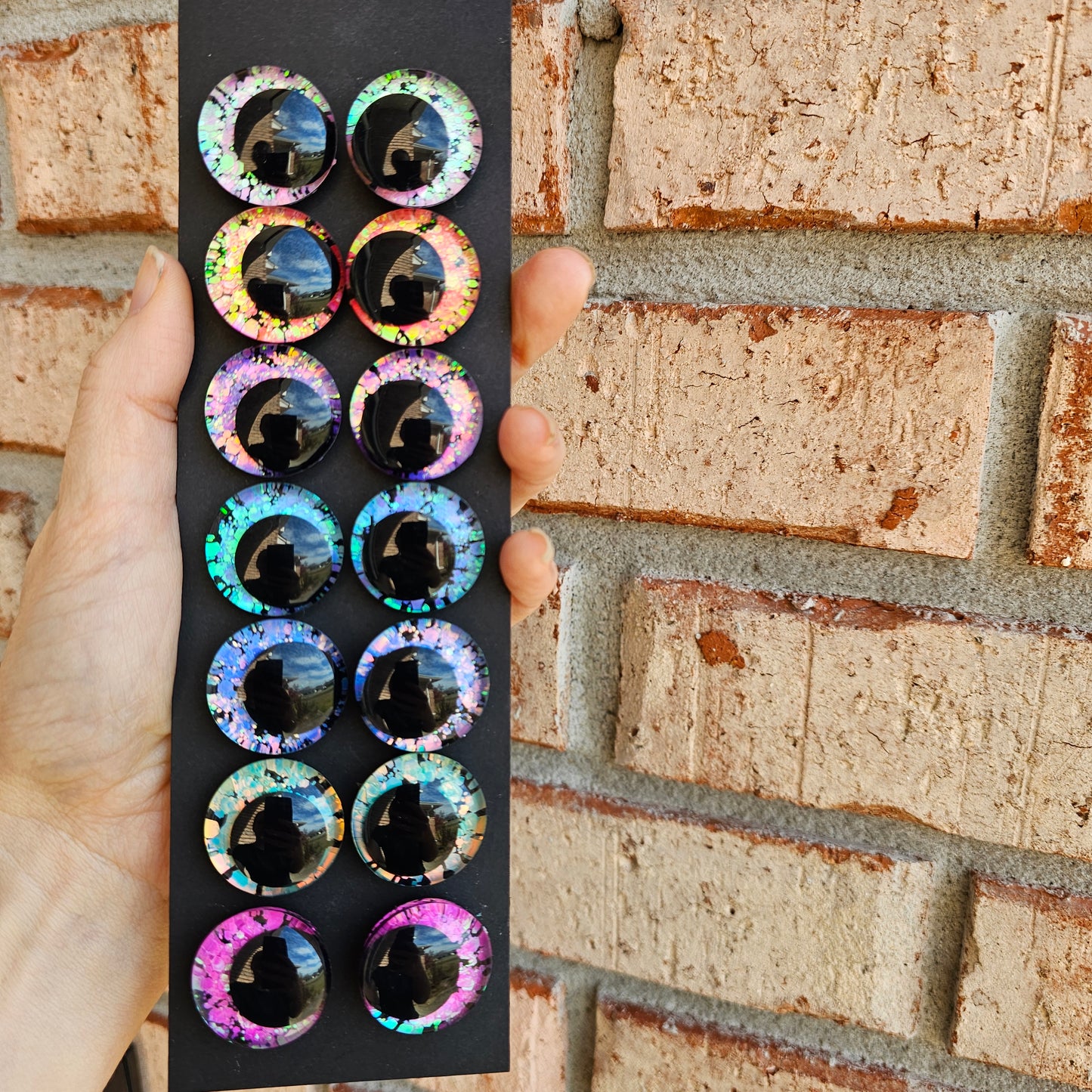 Bundle and Save Enchanted Forest Handpainted Glitter Sinker Recessed Safety Eyes Amigurumi Crochet