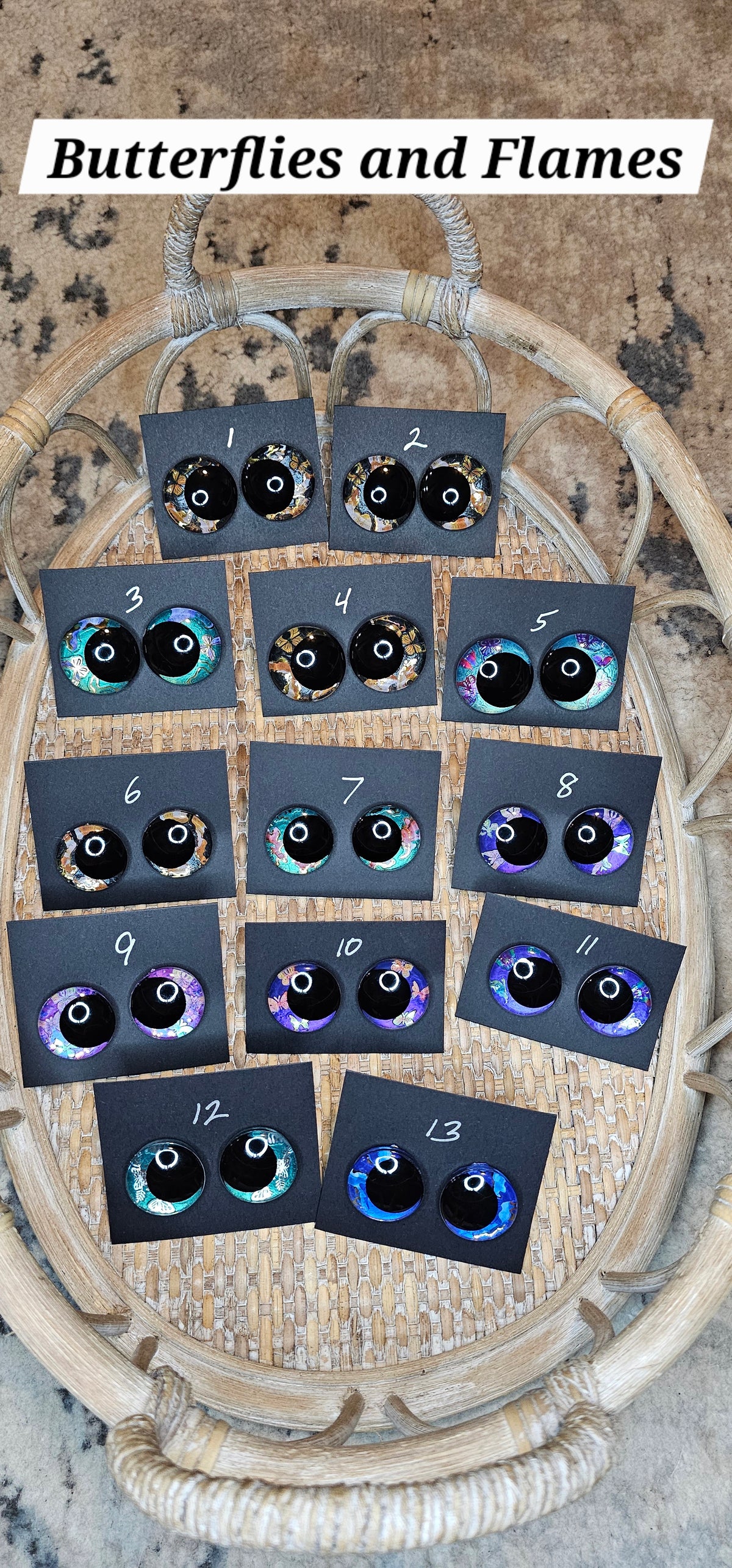 Butterfly/Flame Specialty Eyes