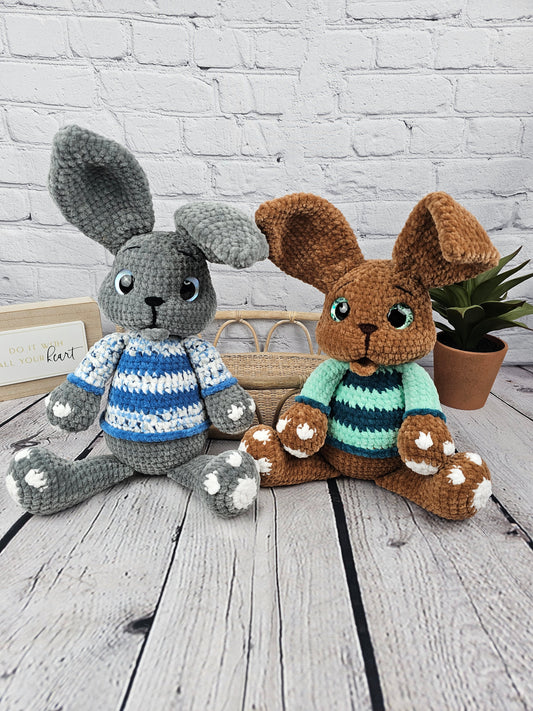 Buster the Bunny Crochet Pattern Easter Bunnies English
