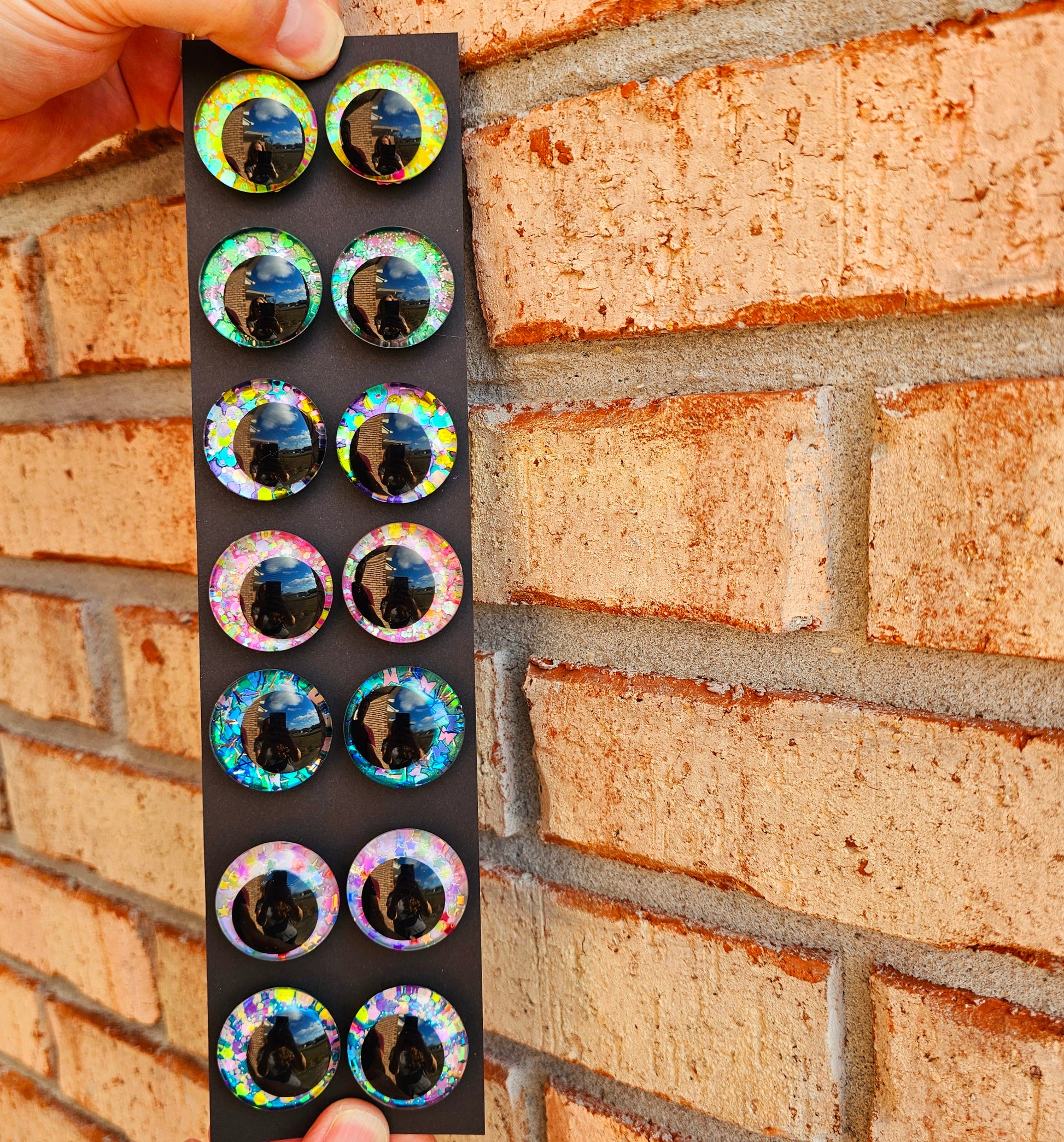 Bundle and Save Card Hop Into Spring Handpainted Glitter Sinker Recess ...