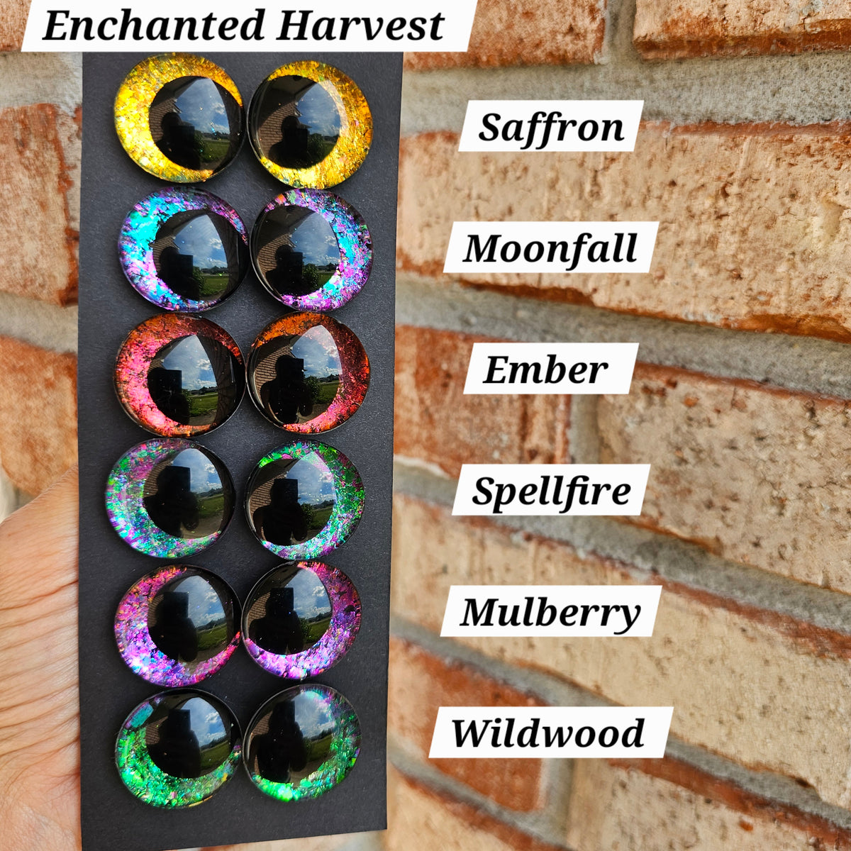 Bundle and Save Enchanted Harvest Handpainted Sinker Recessed Safety Eyes