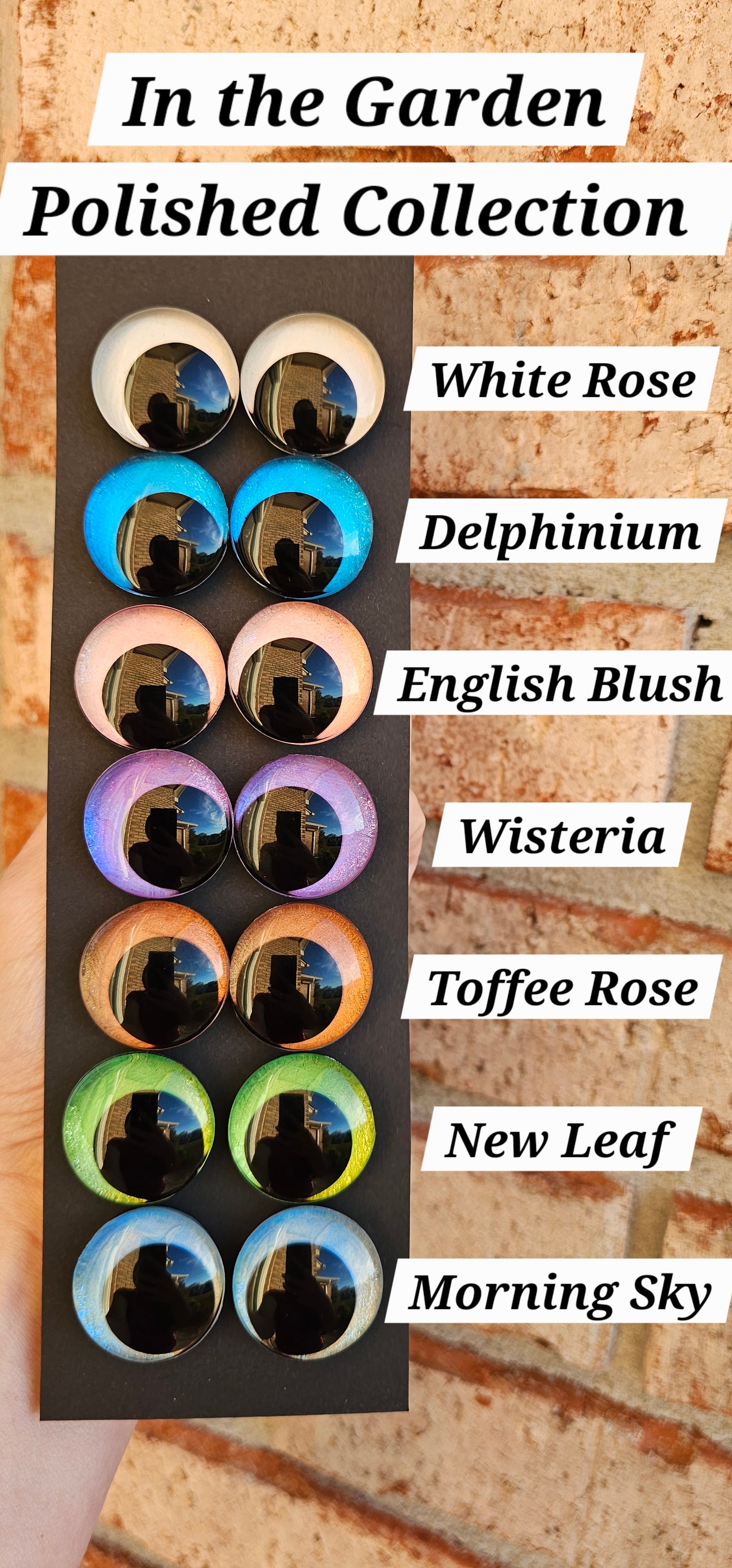 Individual In the Garden Polished Collection Handpainted Sinker Recessed Safety Eyes Amigurumi Crochet