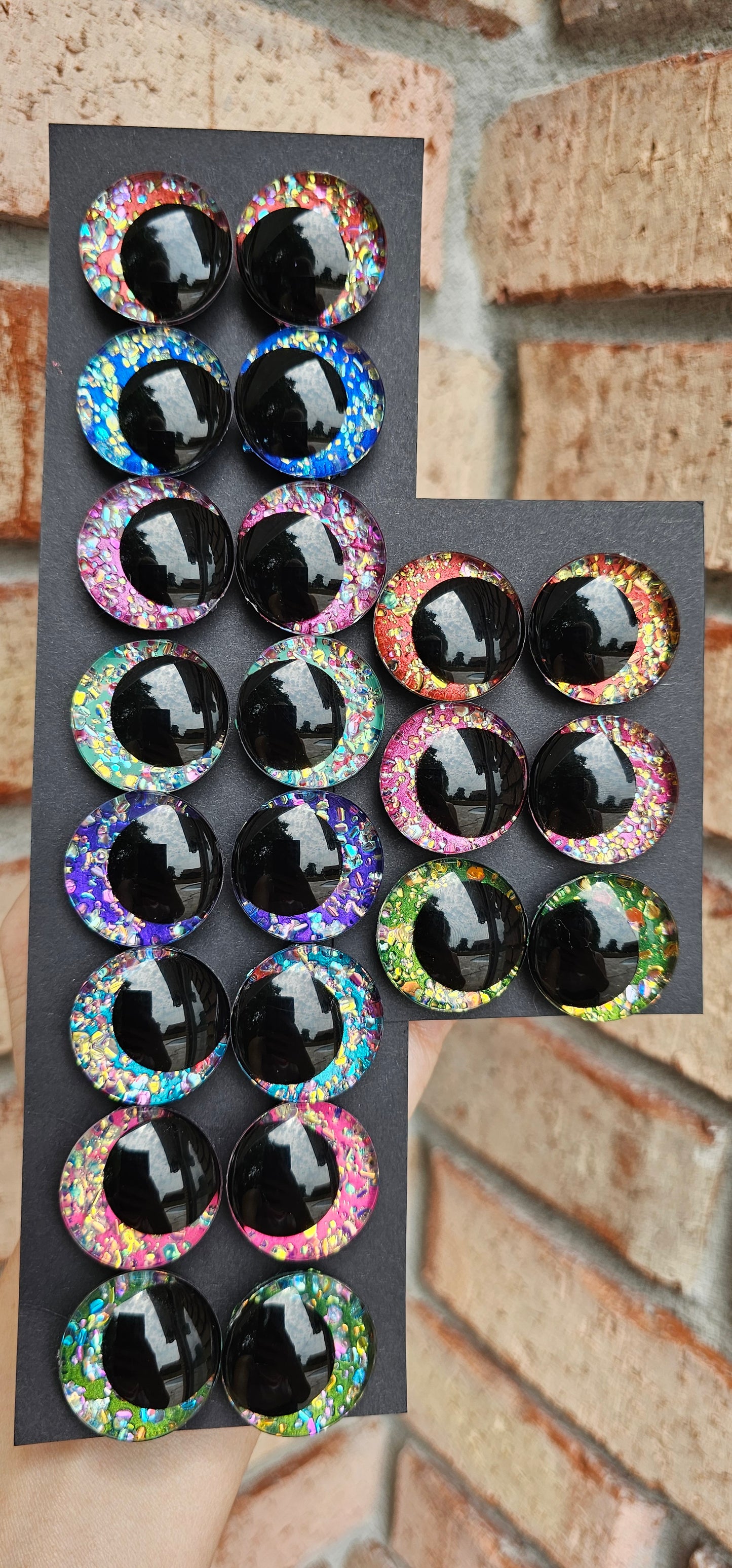 Bundle and Save Starlight Jewels Collection Handpainted Sinker Recessed Safety Eyes Amigurumi Crochet